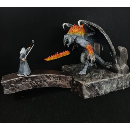 Diorama de Gandalf VS Balrog