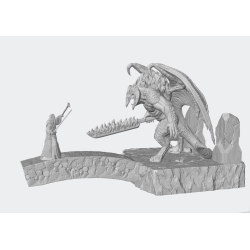 Diorama de Gandalf VS Balrog