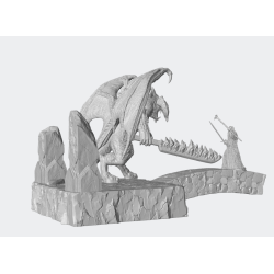 Diorama de Gandalf VS Balrog