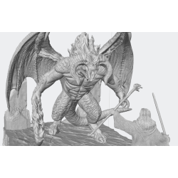 Diorama de Gandalf VS Balrog
