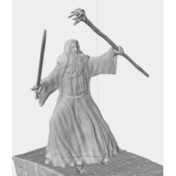 Diorama de Gandalf VS Balrog