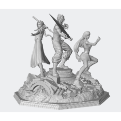 Diorama Final Fantasy VII