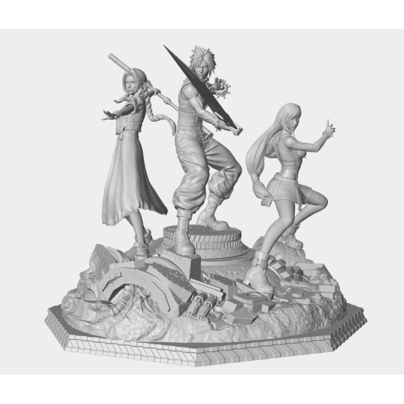 Diorama Final Fantasy VII