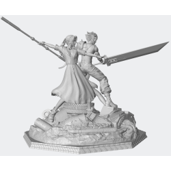 Diorama Final Fantasy VII