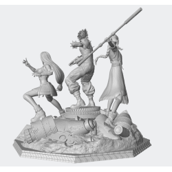 Diorama Final Fantasy VII