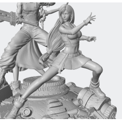 Diorama Final Fantasy VII