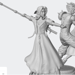 Diorama Final Fantasy VII