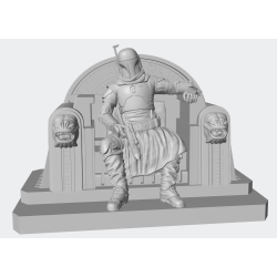 Boba Fett en el Trono