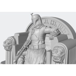 Boba Fett en el Trono