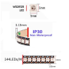Tira LED PCB 1M 144 LED IP30