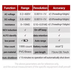 Multímetro ANENG M113