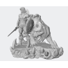 Diorama He Man y Battlecat