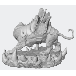 Diorama He Man y Battlecat