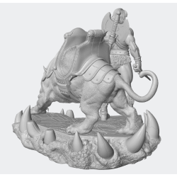 Diorama He Man y Battlecat