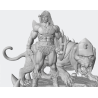 Diorama He Man y Battlecat