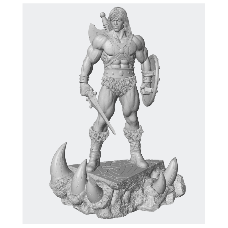 Diorama He Man y Battlecat