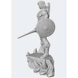 Diorama He Man y Battlecat