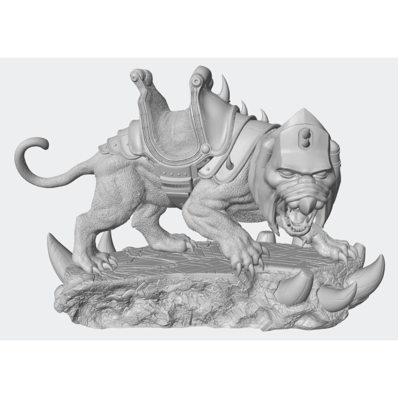 Diorama He Man y Battlecat