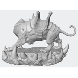 Diorama He Man y Battlecat