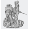 Diorama He Man y Battlecat
