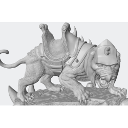 Diorama He Man y Battlecat