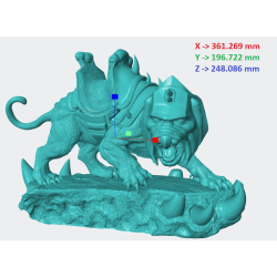 Diorama He Man y Battlecat
