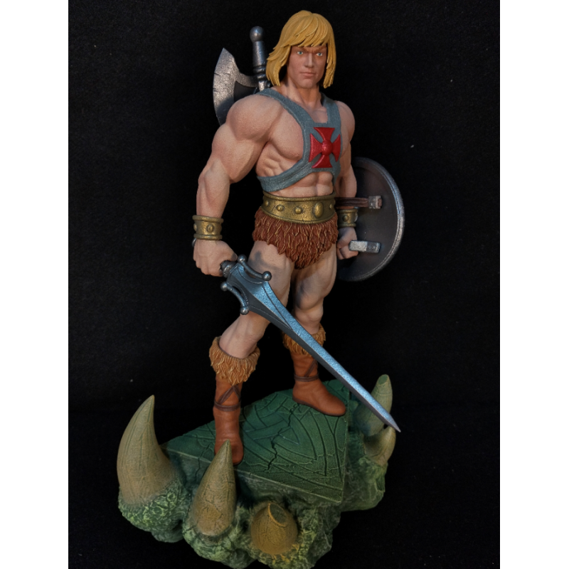 Diorama He Man y Battlecat