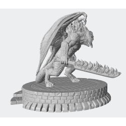 Diorama de Gandalf VS Balrog