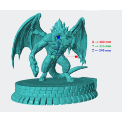 Diorama de Gandalf VS Balrog